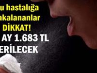 Bu hastalara 1683 TL Yardım