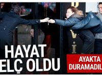 Hayat Felç Oldu Ayakta Duramadılar DENİZ KABARDI, AĞAÇLAR DEVRİLDİ