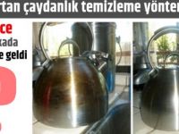 ŞAŞIRTAN ÇAYDANLIK TEMİZLEME YÖNTEMİ! SADECE 1 DAKİKADA BU HALE GELDİ