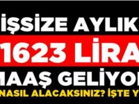 Flaş Gelişme.. İşsize Aylık 1623 TL Maaş!