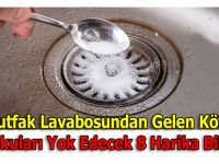 Mutfak VE banyo Lavabosundan Gelen Kötü Kokuları Yok Edecek 8 Harika Bilgi