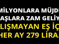 Milyonlara müjde maaşlara 3 zam birden geldi