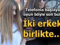 İki Erkekle Böyle Yakalandı . . . Oyun Son Buldu