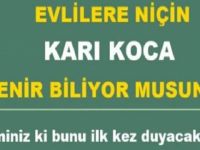 Evlilere Niiçin Karı Koca Denir