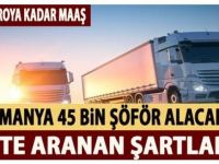 Almanya 3500 Euro'ya Kadar Bürüt Maaşla Şöför Arıyor İşte Şartlar..!