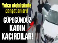 Güpegündüz Otobüsün önünü kesip bir kadını d-rp ederek k-çırdılar!