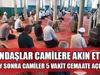 Vatandaşlar Camilere Akın Ettiler