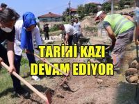 Tarihi kalıntılar için belediye personeli seferber oldu