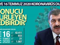 Son 24 saatte korona virüsten 21 kişi hayatını kaybetti