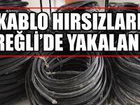 Kablo Hırsızları Ereğli’de Yakalandı