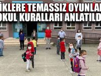 Miniklere Temassız Oyunlar İle Okul Kuralları Anlatıldı