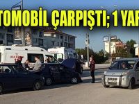 2 Otomobil Çarpıştı; 1 Yaralı