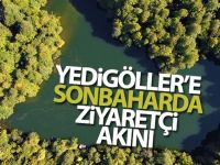 Yedigöller'e sonbaharda ziyaretçi akını