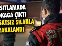 Kısıtlamada Sokağa Çıktı Ruhsatsız Silahla Yakalan