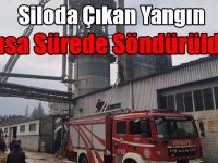 Siloda Çıkan Yangın Kısa Sürede Söndürüldü