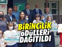 Dereceye giren öğrenciler ödüllendirildi