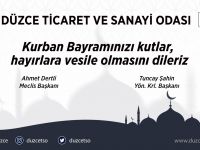 Düzce TSO Kurban Bayramını Kutladı