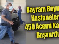 Bayram boyunca hastanelere 450 acemi kasap başvurdu