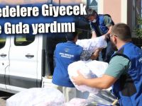 Selzedelere giyecek ve gıda yardımı