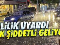 Valilikten sağanak yağış uyarısı