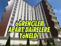 öğrenciler apart dairelere yöneldi