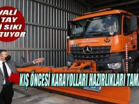 Kış öncesi Karayolları hazırlıkları tamamladı