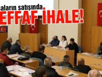 Düzce Belediyesi’nden şeffaf ihale