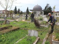 Şehir Mezarlığında Bayram Temizliği