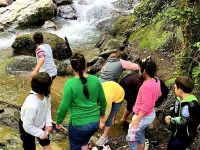 Sevgi evinde kalan çocuklar doğanın tadını çıkarttı