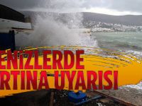 Denizde fırtına uyarısı