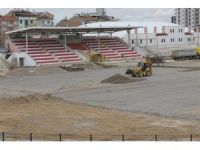 Kemal Kaynaş Stadyumunda Bakım Onarım Çalışmaları Sürüyor